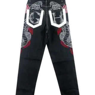 JNCO EMBROIDERED JEANS