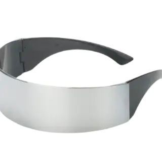 Brille im Cyberpunk-Look