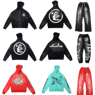 Hellstars Hoodies - Treackpants - Shorts - Zip-Ups