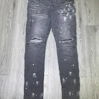 Purple Ripped Jeans