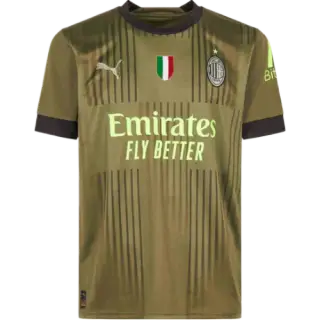 milan football jersey t-shirt - Green