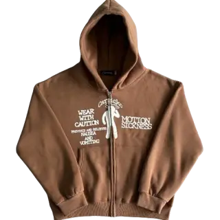 Car SIcko Zip-up Hoodie Motion Sickness