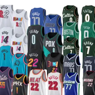 NBA Jersey Tanktop Heat Lone Ranger Mavericks Suns 80 Colorways