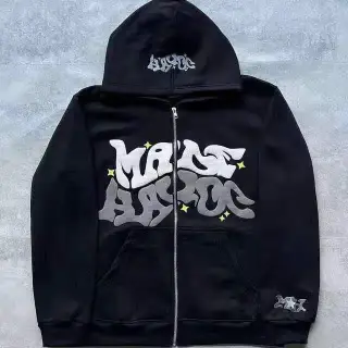 Zip-Hoodie mit Grafik