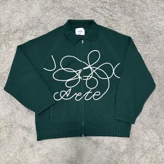 Arte Cardigan Flower Round Knit