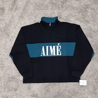 Aime Half Zip Up Crewneck