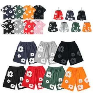 Set aus T-Shirt und Shorts mit Schaumprint