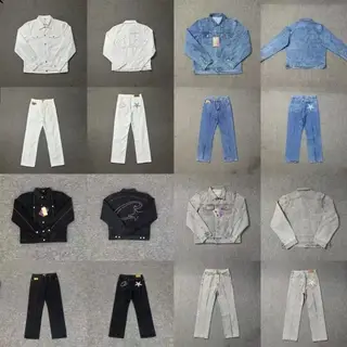 Set aus Jeansjacke und Jeans